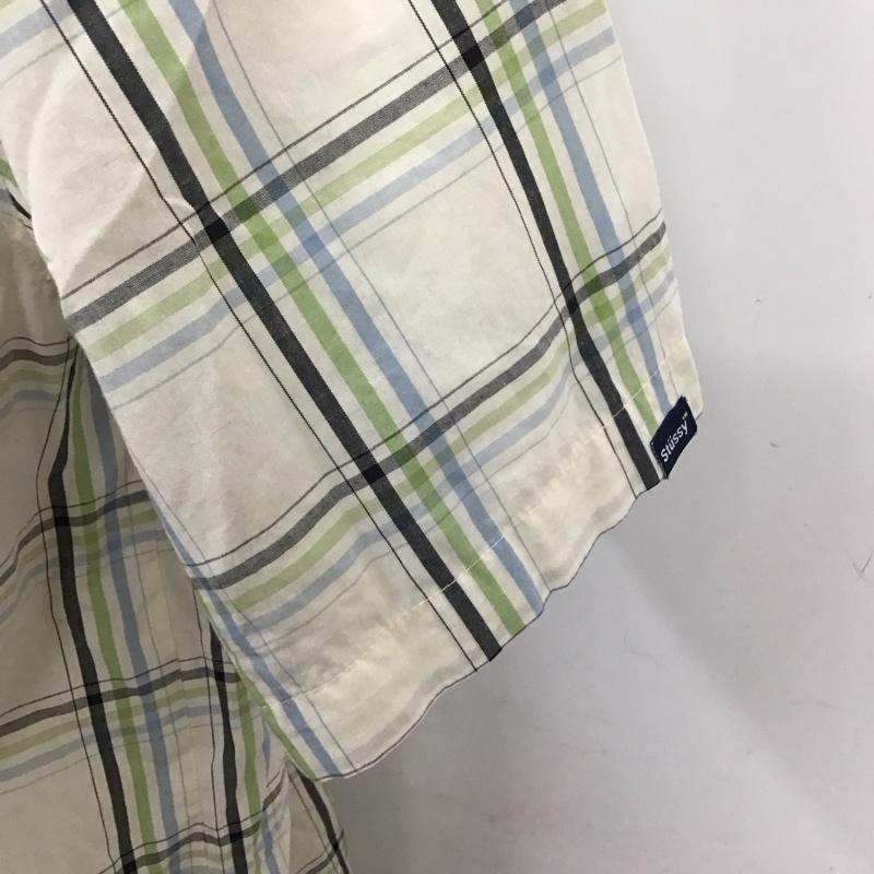 ステューシー STUSSY シャツ、ブラウス 半袖 コットン 胸ポケット M チェック マルチカラー / マルチカラー /  メンズ USED 古着 中古 10113918
