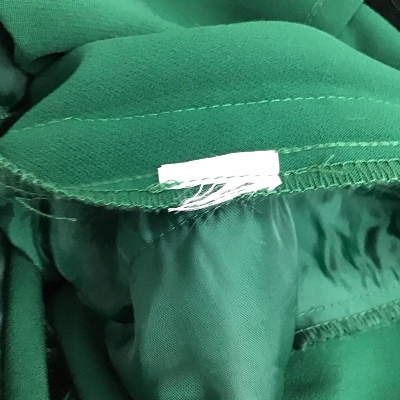 ザラ ZARA パンツ スラックス ハイウエスト XS 無地 緑 / グリーン /  レディース USED 古着 中古 10116696