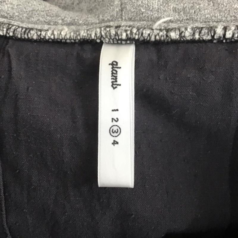 グラム glamb シャツ、ブラウス 七分袖 シャツジャケット フード付きシャツ 七分丈シャツ 3 無地 黒 / ブラック /  メンズ USED 古着 中古 10107498