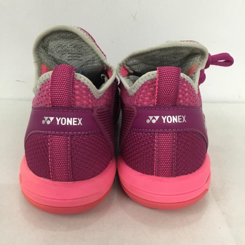 ヨネックス YONEX スニーカー スニーカー SHTF3LGC テニスシューズ パワークッション 23.5cm 23.5cm ロゴ、文字 紫 / パープル /  レディース USED 古着 中古 10142497