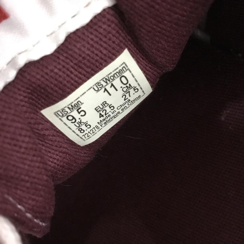 バンズ VANS スニーカー スニーカー 721278 27.5cm 箱有 27.5cm 無地 ボルドー / ボルドー /  メンズ USED 古着 中古 10133279