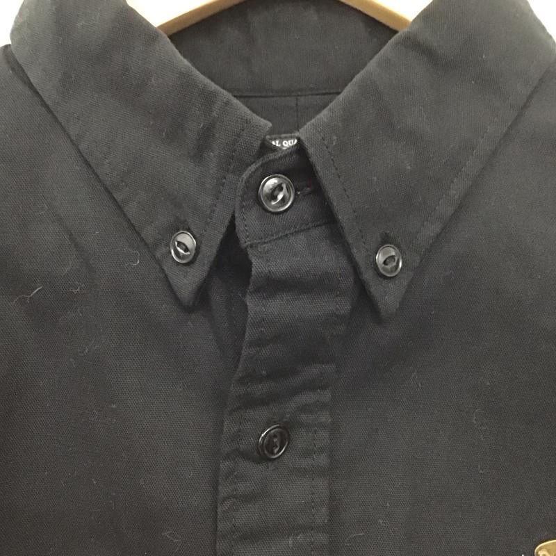 クライミー CRIMIE シャツ、ブラウス 長袖 長袖シャツ カジュアルシャツ L ロゴ、文字 黒 / ブラック /  メンズ USED 古着 中古 10148008