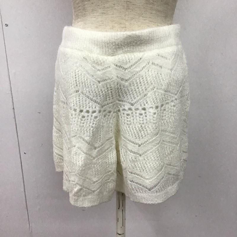 ジェラートピケ gelato pique ウェア ウェア PWNT182062 ルームウェア ガウン カーディガン ニットパンツ ショートパンツ セット FREE  白 / ホワイト /  レディース USED 古着 中古 10147164