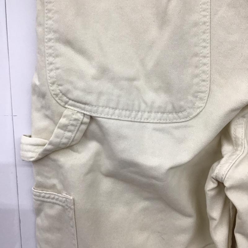 ザラ ZARA パンツ ワークパンツ、ペインターパンツ 5520 225 712 フルレングス 無地 アイボリー / アイボリー /  レディース USED 古着 中古 10129194