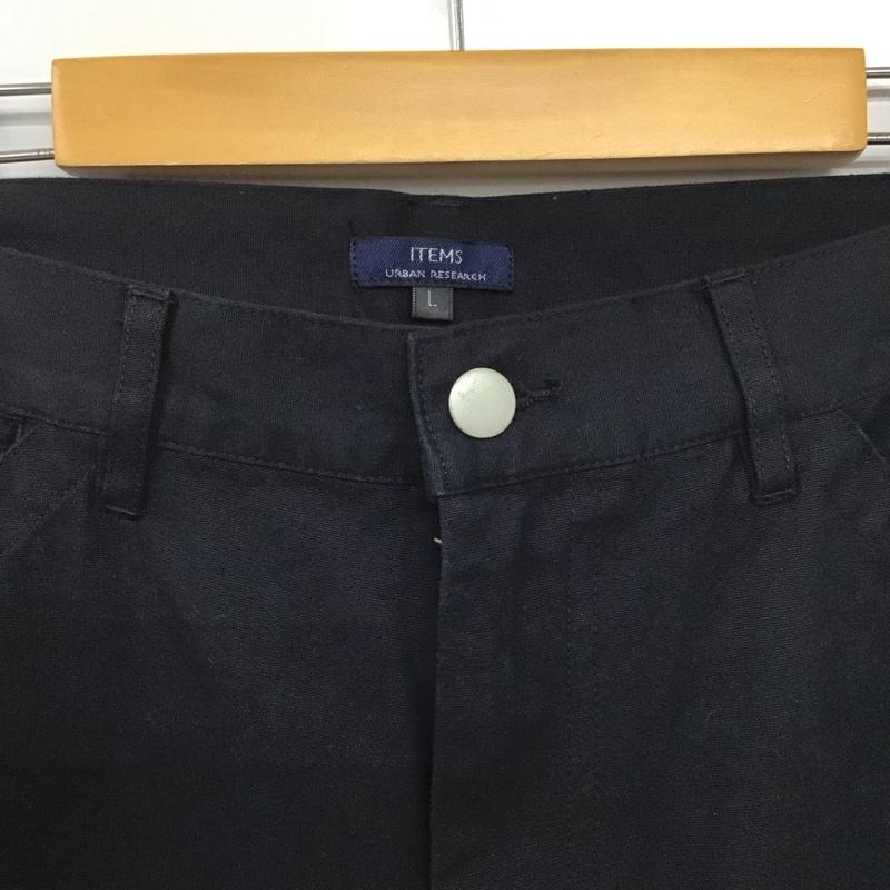 アイテムズ アーバンリサーチ ITEMS URBAN RESEARCH パンツ チノパン it25-14a024 パンツ ワークパンツ ペインターパンツ ワイドパンツ L 無地 紺 / ネイビー /  メンズ USED 古着 中古 10139019