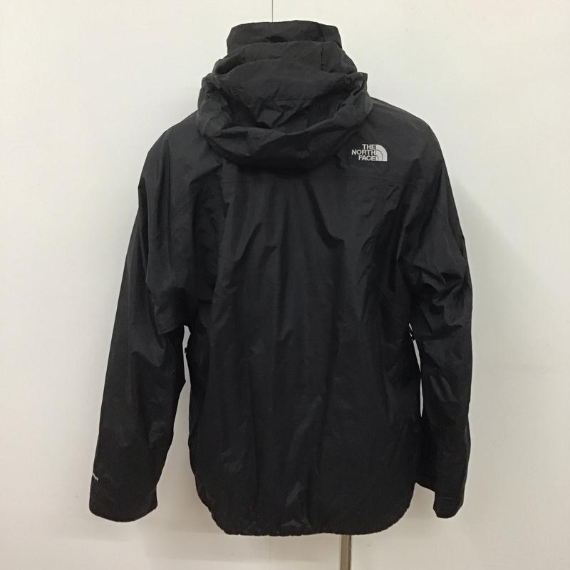ザノースフェイス THE NORTH FACE ジャケット、上着 ジャンパー、ブルゾン ジップアップジャケット ジャンパー ジャケット パーカー アウター L ロゴ、文字 黒 / ブラック /  メンズ USED 古着 中古 10123837