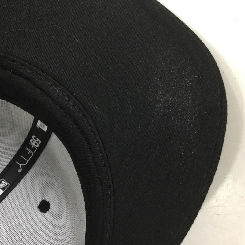 ニューエラ NEW ERA 帽子 キャップ LA ロサンゼルス ドジャース メジャーリーグ 59FIFTY ロゴ、文字 黒 / ブラック /  メンズ USED 古着 中古 10138029