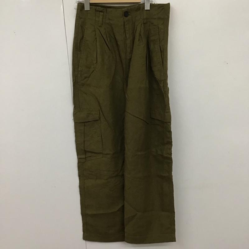 ザラ ZARA パンツ ワークパンツ、ペインターパンツ ワイドパンツ カジュアルパンツ ワークパンツ ミリタリーパンツ XS 無地 カーキ / カーキ /  レディース USED 古着 中古 10122548