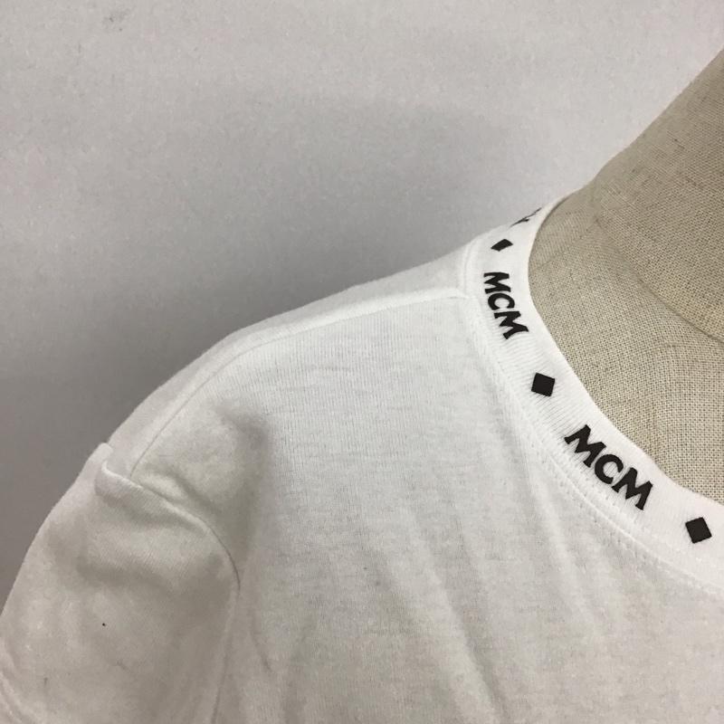 エムシーエム MCM Tシャツ 半袖 半袖 M プリント 白 / ホワイト /  レディース USED 古着 中古 10117321