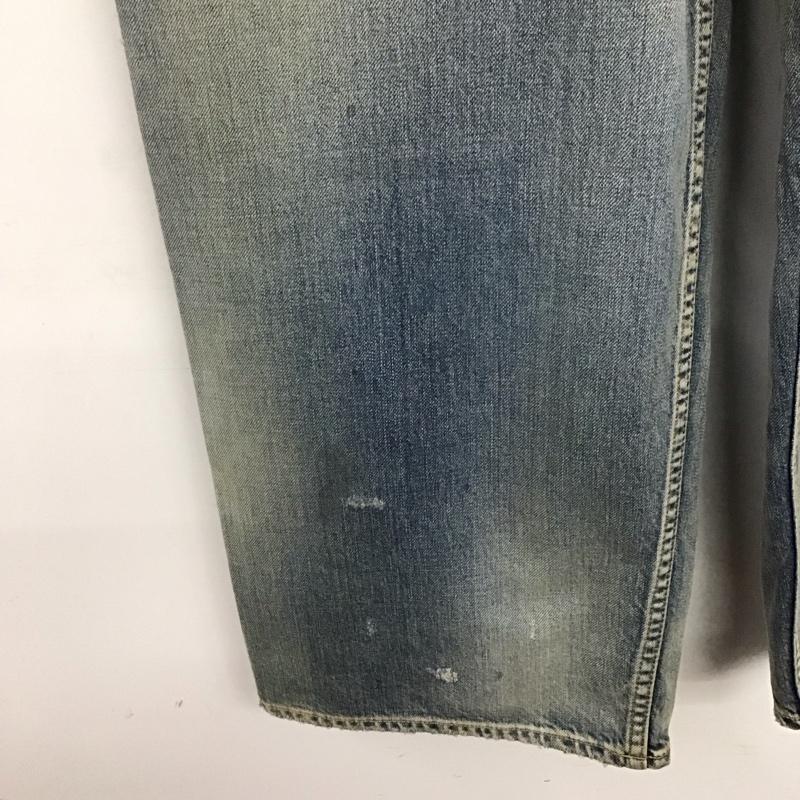 アンセルム ANCELLM パンツ デニム、ジーンズ anc-pt78 AGINGSTRAIGHT5PDENIMPANTS ボトム 3 ダメージ加工 インディゴ / インディゴ /  メンズ USED 古着 中古 10143453