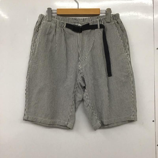 グラミチ GRAMICCI パンツ ショートパンツ GMP-18S320 ショートパンツ ハーフパンツ L ストライプ 白 / ホワイト / X 紺 / ネイビー /  メンズ USED 古着 中古 10135710