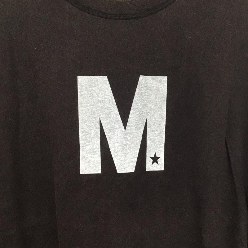 エム M Tシャツ 半袖 L プリント X ロゴ、文字 黒 / ブラック /  メンズ USED 古着 中古 10138218