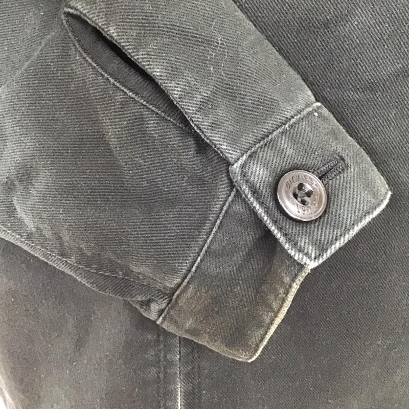 ディッキーズ Dickies ジャケット、上着 ジャケット、ブレザー ジップアップジャケット ジャンパー デニムジャケット カジュアルジャケット M 無地 黒 / ブラック /  メンズ USED 古着 中古 10116533