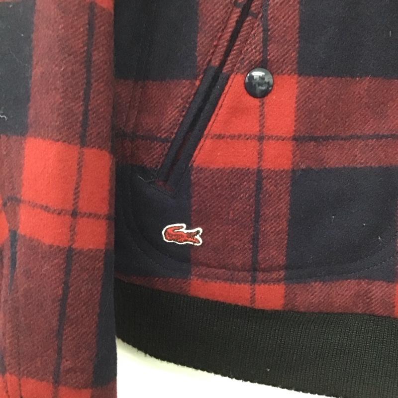 ラコステ LACOSTE ジャケット、上着 ジャケット、ブレザー カジュアルジャケット アウター ノーカラージャケット L チェック マルチカラー / マルチカラー /  レディース USED 古着 中古 10143773