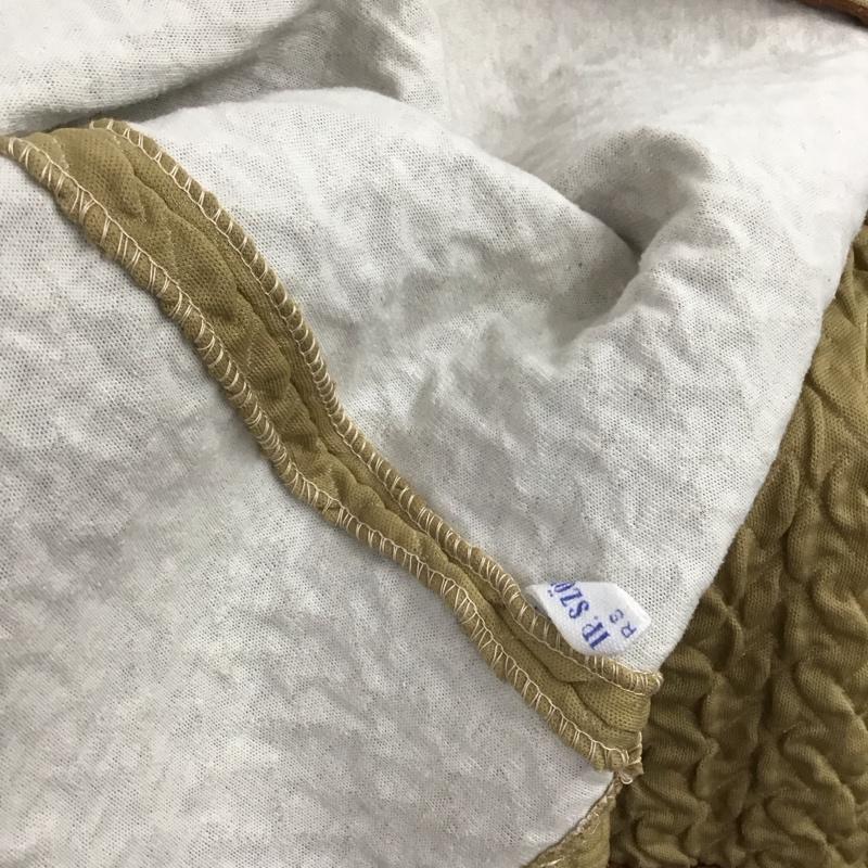 古着 USED カーディガン 長袖 ロング丈 ガウン 無地 ベージュ / ベージュ / X 茶 / ブラウン /  メンズ USED 古着 中古 10146489