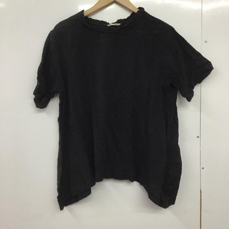 スタディオクリップ studio CLIP カットソー 半袖 FREE 無地 黒 / ブラック /  レディース USED 古着 中古 10146760