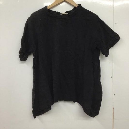 スタディオクリップ studio CLIP カットソー 半袖 FREE 無地 黒 / ブラック /  レディース USED 古着 中古 10146760