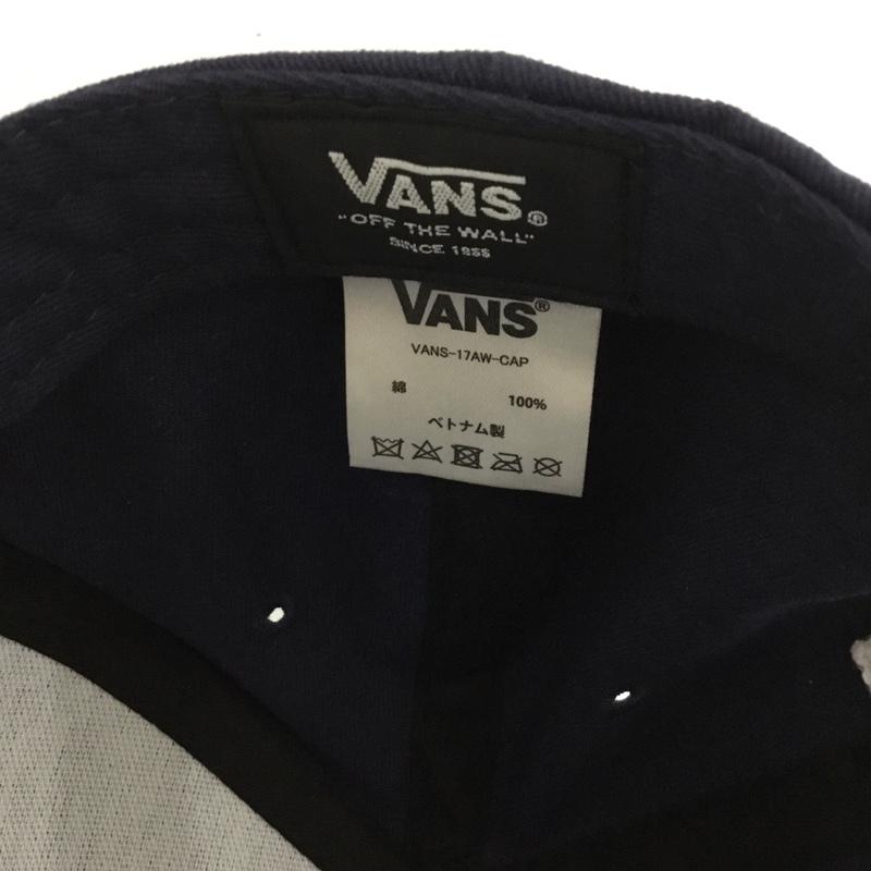 スタンダード カリフォルニア STANDARD CALIFORNIA 帽子 キャップ VANS Checker Logo Twill Cap VANS-17AW-CAP ロゴ、文字 紺 / ネイビー /  メンズ USED 古着 中古 10130417