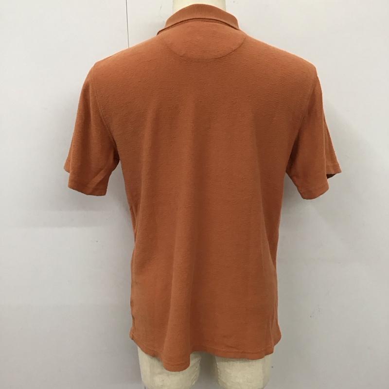サタデーズサーフニューヨークシティー SATURDAYS SURF NYC ポロシャツ 半袖 半袖ポロシャツ カラーシャツ 半袖カットソー S 無地 橙 / オレンジ /  メンズ USED 古着 中古 10113107