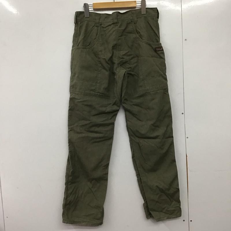 パタゴニア patagonia パンツ デニム、ジーンズ デニムパンツ スリムパンツ カジュアルパンツ 30インチ ロゴ、文字 カーキ / カーキ /  メンズ USED 古着 中古 10145339