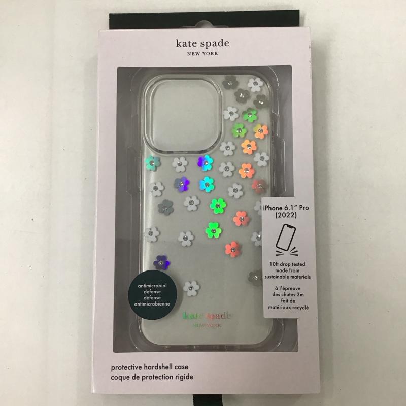 ケイトスペード Kate Spade ファッション小物 ファッション小物 KSIPH-223-SFIRC 保護ハードシェルケース Apple iPhone14 Pro iPhoneケース 花柄 マルチカラー / マルチカラー /  レディース USED 古着 中古 10124304