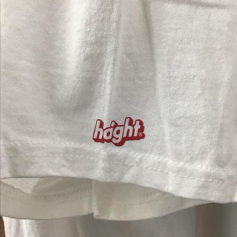 ヘイト HAIGHT Tシャツ 半袖 XL ロゴ、文字 X プリント 白 / ホワイト /  メンズ USED 古着 中古 10107857