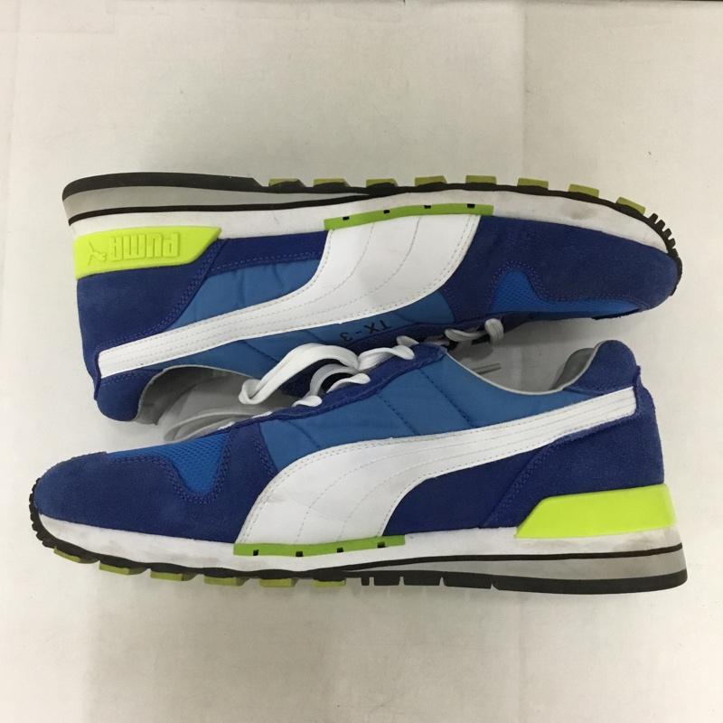 プーマ PUMA スニーカー スニーカー 341044 71 TX-3 28cm 28.0cm ロゴ、文字 青 / ブルー / X 白 / ホワイト /  メンズ USED 古着 中古 10144316