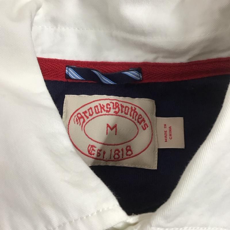 ブルックスブラザーズ BROOKS BROTHERS ポロシャツ 半袖 ラガーシャツ M ワンポイント 青 / ブルー / X 赤 / レッド / X 緑 / グリーン /  メンズ USED 古着 中古 10112919
