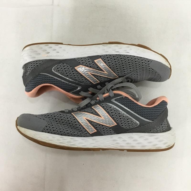 ニューバランス New Balance スニーカー スニーカー W520RG3 24cm 24.0cm ロゴ、文字 灰 / グレー / X 桃 / ピンク /  レディース USED 古着 中古 10149842
