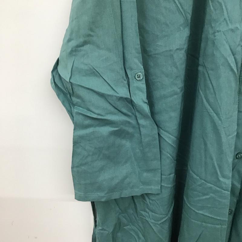 アイテムズ アーバンリサーチ ITEMS URBAN RESEARCH ワンピース ロングスカート IT06-26R007 コットンボイルワンピース L 無地 青 / ブルー /  レディース USED 古着 中古 10128888
