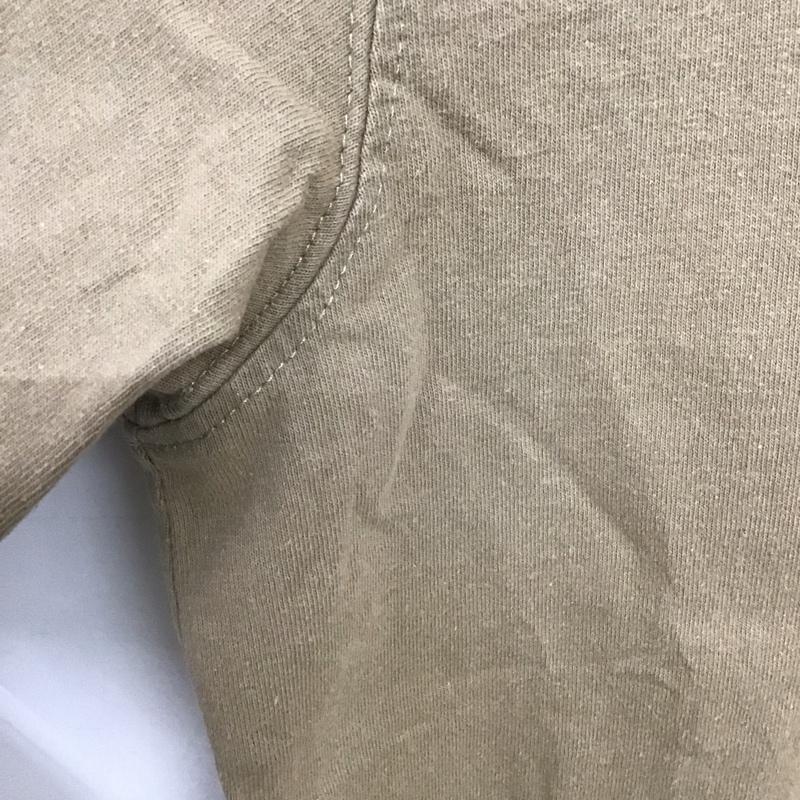 カーハート Carhartt Tシャツ 半袖 半袖カットソー プリントTシャツ クルーネックカットソー L ロゴ、文字 ベージュ / ベージュ /  メンズ USED 古着 中古 10148698