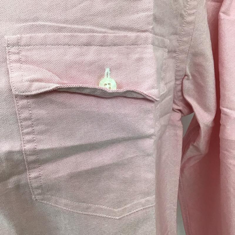 ブルックスブラザーズ BROOKS BROTHERS シャツ、ブラウス 長袖 ボタンダウン M 無地 桃 / ピンク /  メンズ USED 古着 中古 10111188