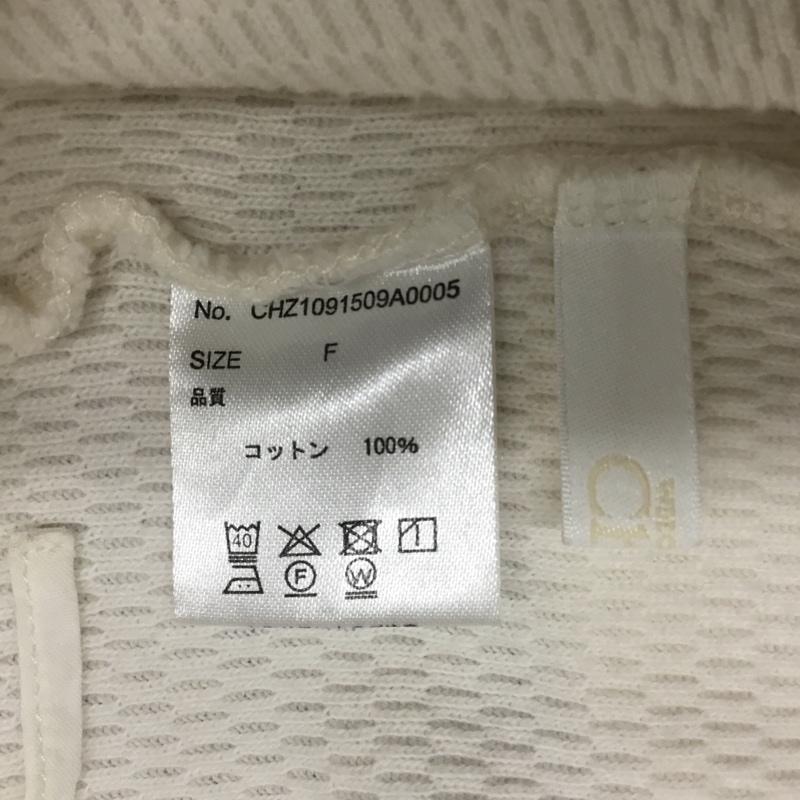 チコ CHICO ワンピース ロングスカート 半袖ロングワンピース フレアスカート 切り替えワンピース 編み上げ FREE 無地 白 / ホワイト /  レディース USED 古着 中古 10115811