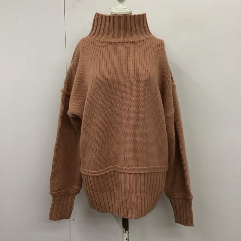 フリークスストア FREAK S STORE ニット、セーター 長袖 1132248902739 モックネック スタンドネック FREE 無地 桃 / ピンク /  レディース USED 古着 中古 10120857