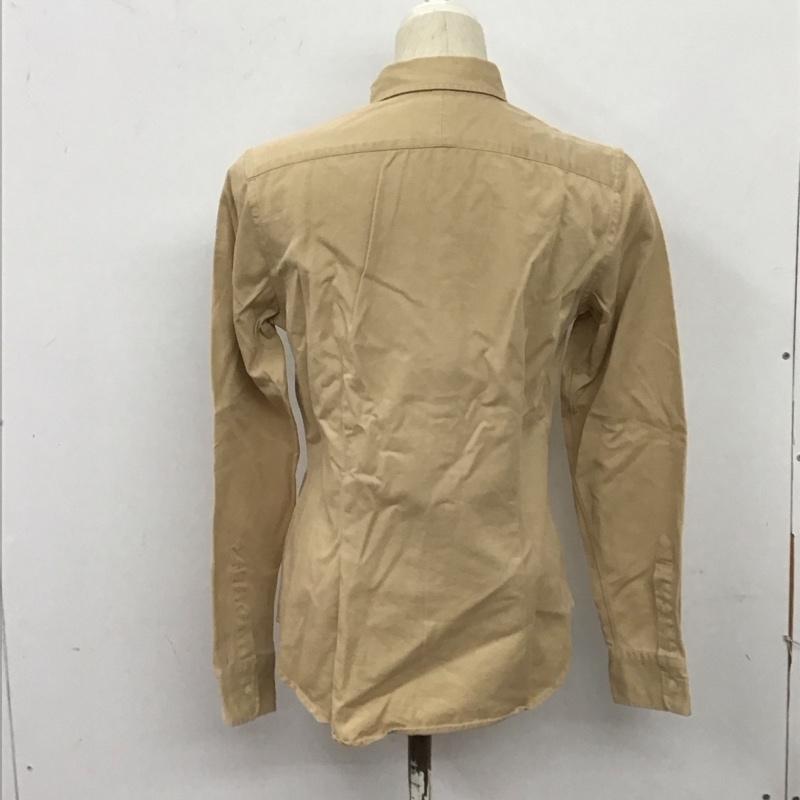 ラルフローレン RALPHLAUREN シャツ、ブラウス 長袖 長袖シャツ 無地シャツ カラーシャツ ボタンダウンシャツ ロゴ、文字 ベージュ / ベージュ /  レディース USED 古着 中古 10125249