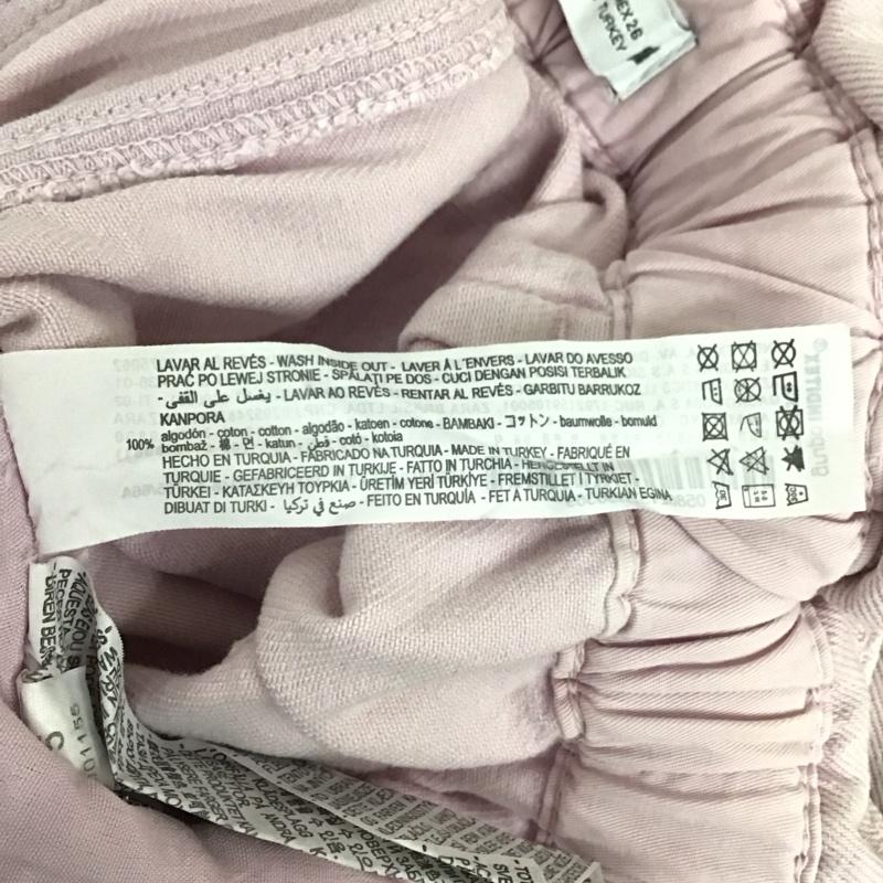 ザラ ZARA パンツ デニム、ジーンズ 5862 152 656 ワイドパンツ テーパード 無地 桃 / ピンク /  レディース USED 古着 中古 10109720