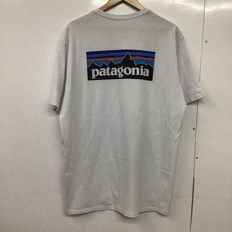 パタゴニア patagonia Tシャツ 半袖 38512sp20 ResponsibiliTee 半袖カットソー クルーネックカットソー L ロゴ、文字 白 / ホワイト /  メンズ USED 古着 中古 10145923