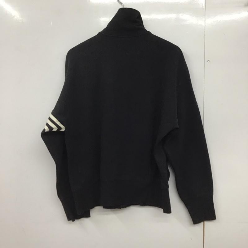 アディダス adidas ジャケット、上着 ジャンパー、ブルゾン hr8695 トラックジャケット ジップアップジャケット ジャージ L ロゴ、文字 黒 / ブラック /  メンズ USED 古着 中古 10145573