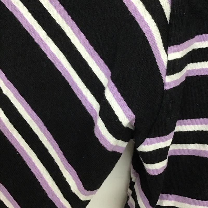 フリークスストア FREAK S STORE カットソー 長袖 長袖カットソー プリントカットソー クルーネック ボーダー L ボーダー柄 マルチカラー / マルチカラー /  メンズ USED 古着 中古 10133177