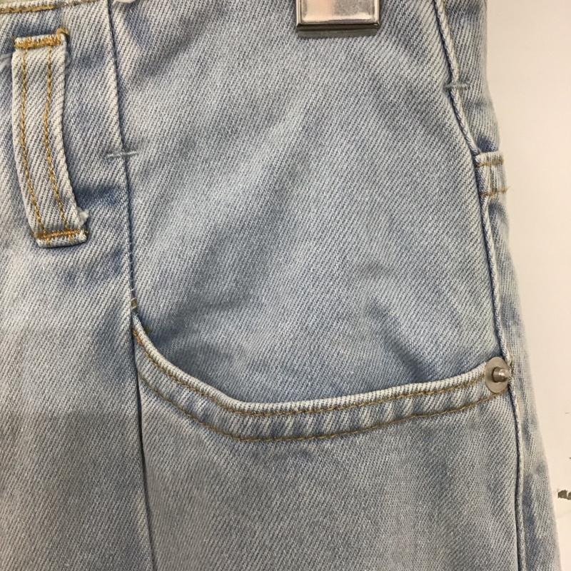 ケービーエフ KBF パンツ デニム、ジーンズ 36 無地 水色 / ライトブルー /  レディース USED 古着 中古 10150579