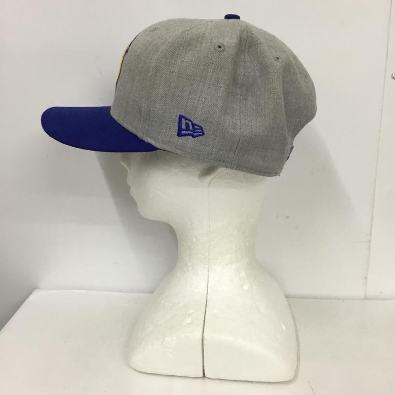 ニューエラ NEW ERA 帽子 キャップ GOLDEN STATE WARRIORS ロゴ、文字 青 / ブルー / X 灰 / グレー /  メンズ USED 古着 中古 10125218