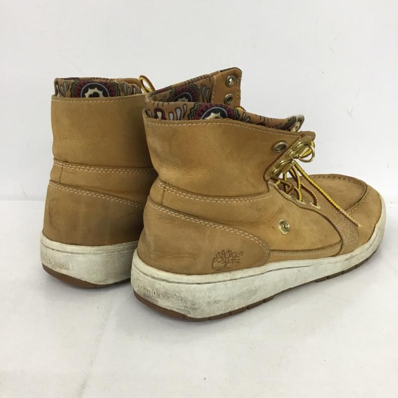 ティンバーランド Timberland ブーツ ショートブーツ 6638A 2498 26.5cm レザー 26.5cm ワンポイント キャメル / キャメル /  メンズ USED 古着 中古 10150222