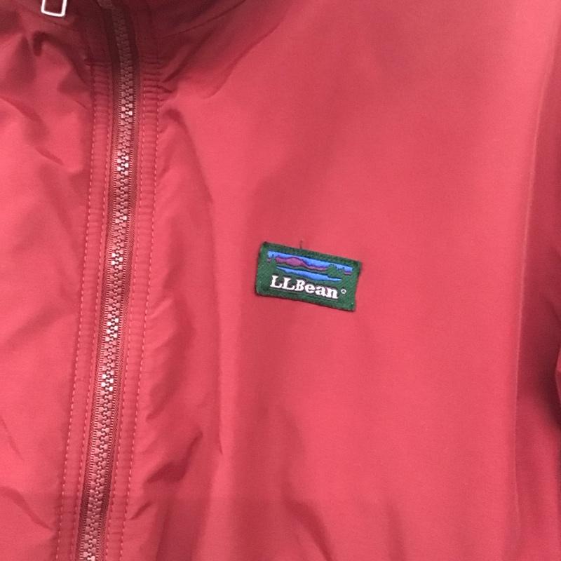 エルエルビーン L.L.Bean ジャケット、上着 ジャンパー、ブルゾン ジップアップジャケット アウター 古着 ロゴ、文字 えんじ / ワインレッド /  メンズ USED 古着 中古 10141393