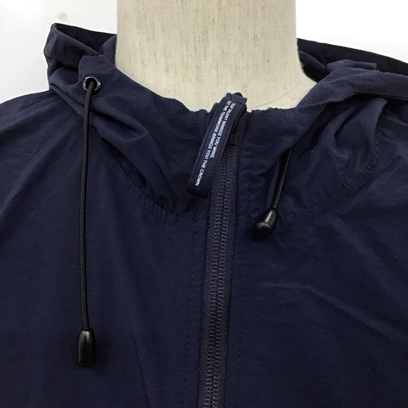 アップルバム APPLEBUM ジャケット、上着 ジャケット、ブレザー ハーフジップ ナイロン XL ロゴ、文字 紺 / ネイビー /  メンズ USED 古着 中古 10107983