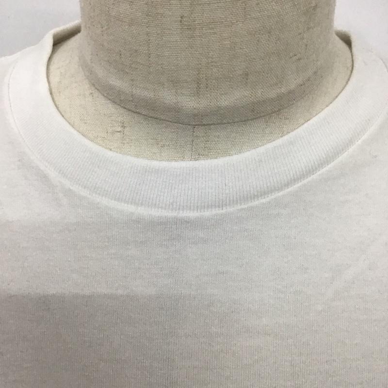 キャンプセブン CAMP7 Tシャツ 長袖 XL ロゴ、文字 X プリント 白 / ホワイト /  メンズ USED 古着 中古 10121885