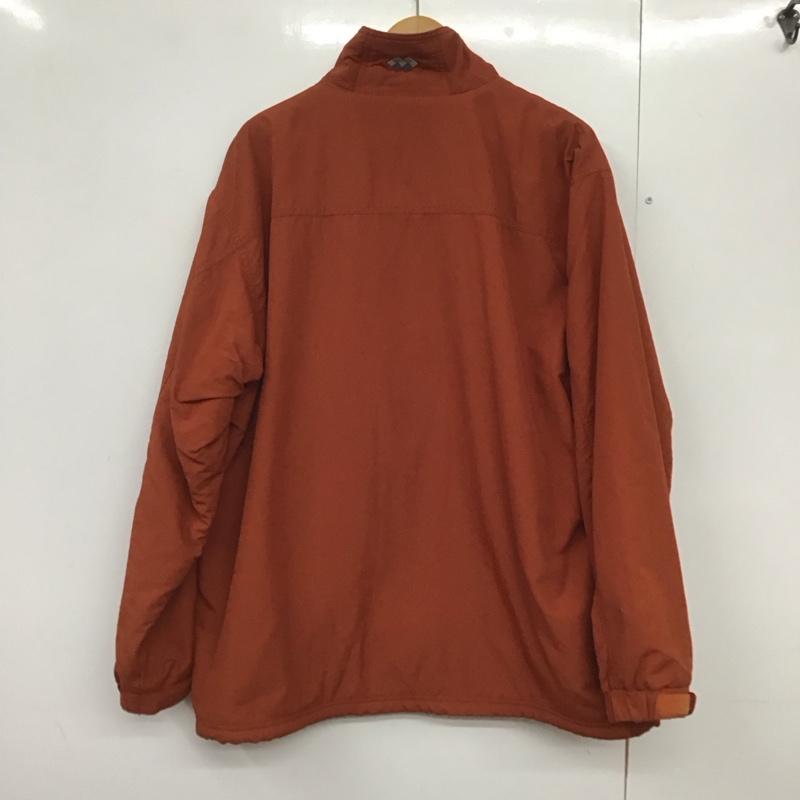 モンベル mont-bell ジャケット、上着 ジャンパー、ブルゾン 1102391 クリマプラス100ウィズシェルジャケット ジップアップジャケット スタンドネック L ロゴ、文字 橙 / オレンジ /  メンズ USED 古着 中古 10141586