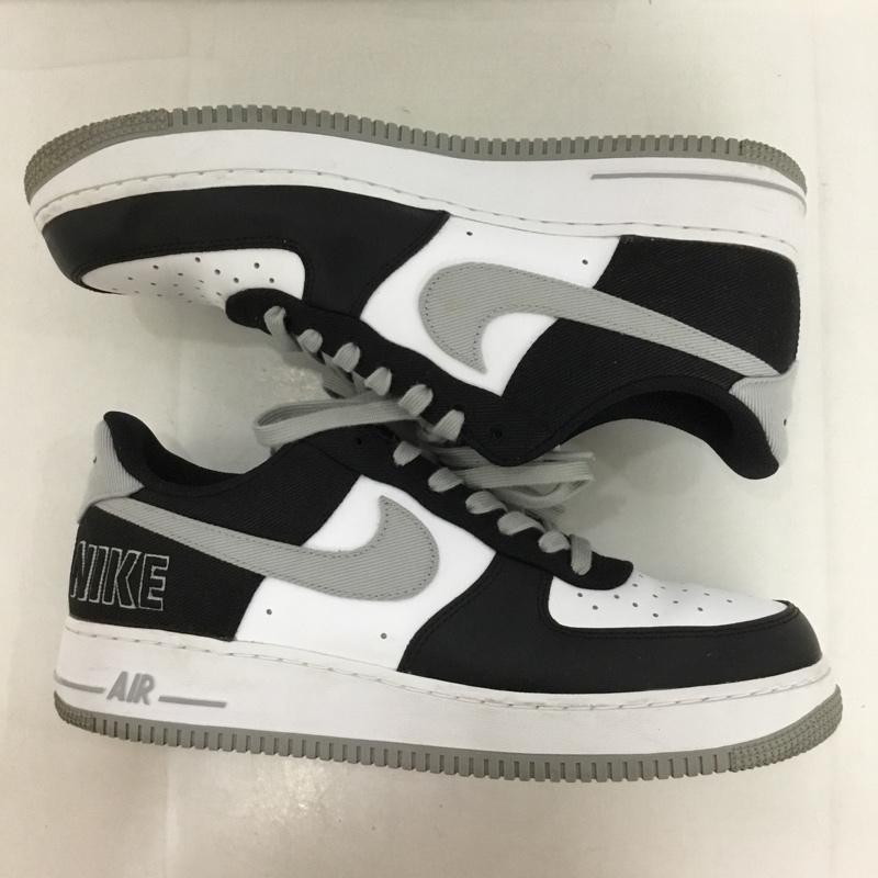 ナイキ NIKE スニーカー スニーカー CT2301-001 AIR FORCE 1 07 LV8 EMB 28.5cm 28.5cm ロゴ、文字 白 / ホワイト / X 黒 / ブラック / X 灰 / グレー /  メンズ USED 古着 中古 10129951
