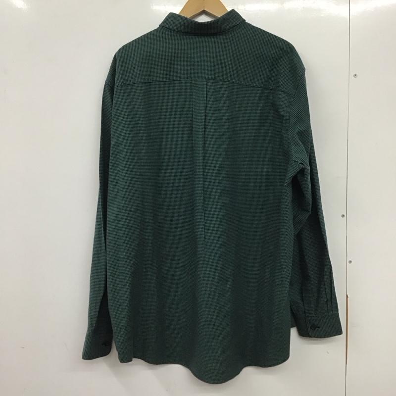 エルエルビーン L.L.Bean シャツ、ブラウス 長袖 長袖シャツ チェックシャツ カラーシャツ ボタンダウンシャツ XL 総柄 緑 / グリーン / X 紺 / ネイビー /  メンズ USED 古着 中古 10136677