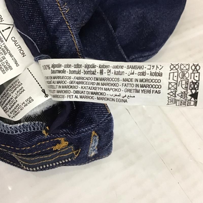 ザラ ZARA パンツ デニム、ジーンズ 4406 162 400 テーパード M 無地 インディゴ / インディゴ /  レディース USED 古着 中古 10112354