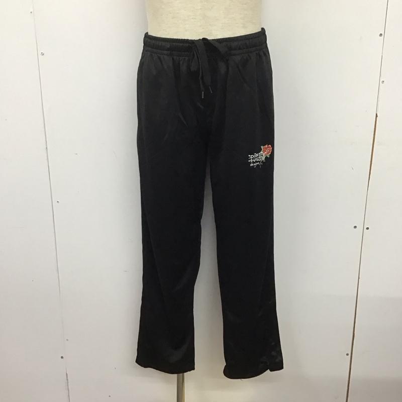 エドハーディー Ed Hardy セットアップ セットアップ 32250701 ジャージ トラックジャケット ジョガーパンツ バックプリント タグ付き L ロゴ、文字 黒 / ブラック /  メンズ USED 古着 中古 10144442